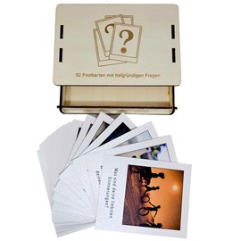 52 Mindfulness Cards: Versatile, e.g. in conversation management or for developing soft skills, as a team building tool or icebreaker, for coaching or leadership training (with wooden box)
