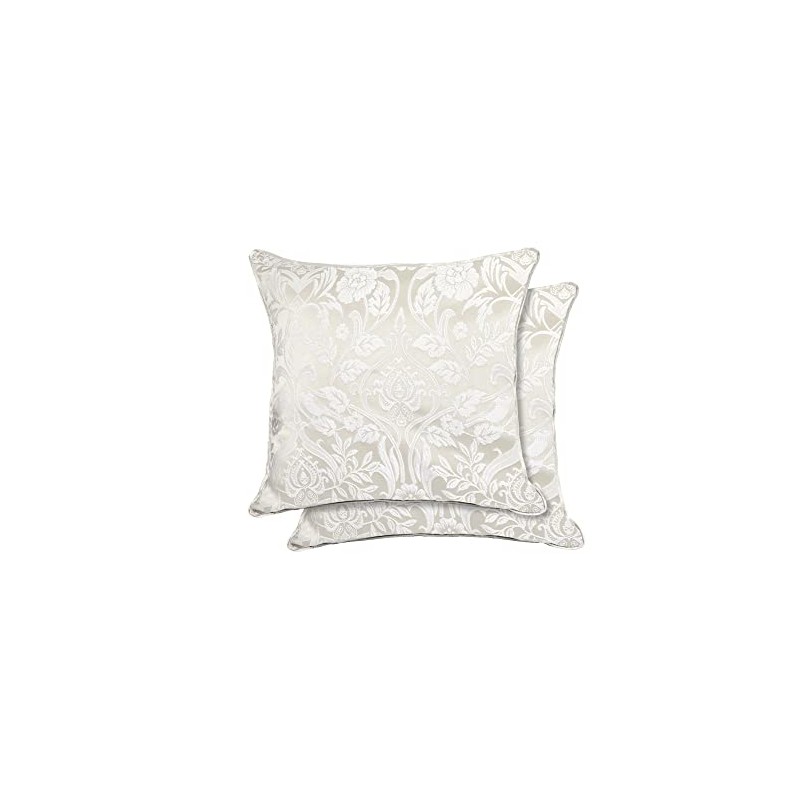 Emma Barclay Eden - Jacquard Cushion Cover in Cream -