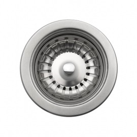 Kraus Kitchen Sink Stainless Steel Drain Assembly with Strainer, Fits Standard 3.5 in. or 4 in. Drain Openings