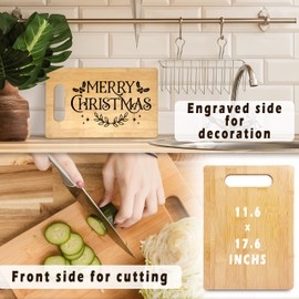 Christmas Cutting Board, Christmas Cutting Boards for Kitchen, Christmas Kitchen Decor, Christmas Decorations for Kitchen, Decorative Cutting Boards for Kitchen
