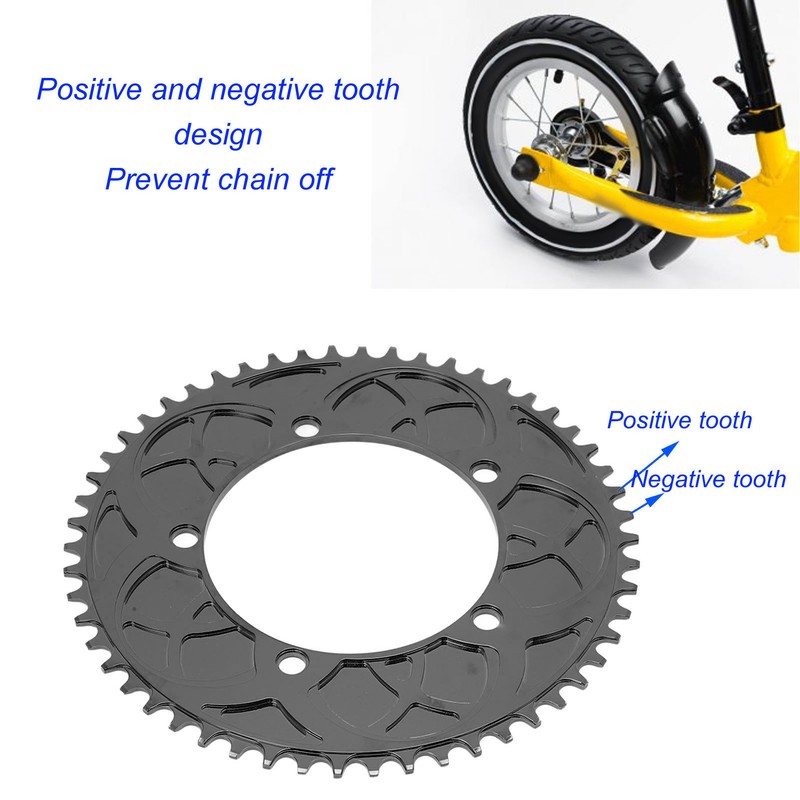 BOLANY 130BCD Bike Chainring 54T Positive Negative Tooth Single Disc