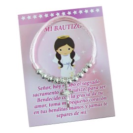 30 Pulseras Decenario Recuerdo Bolo Económico De Bautizo