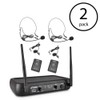 Pyle Pro Bodypacks, Lavaliers, Headsets VHF Wireless Microphone System (2