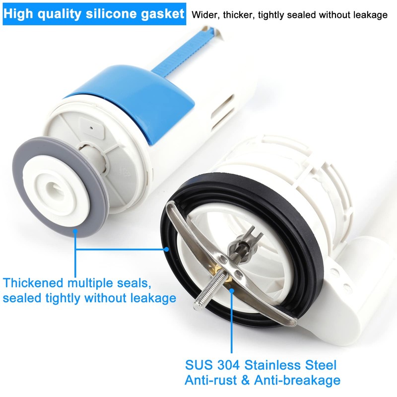 2 Inch Toilet Flush Valves Toilet Repair Kit Dual Flush