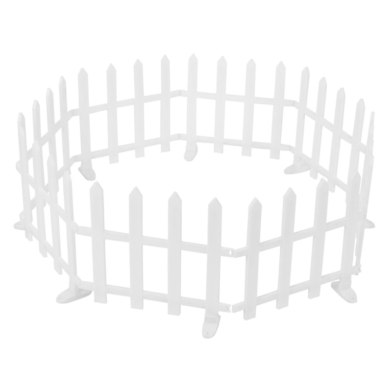 YIYIONCE 8PCS Christmas Decorations Light 6W Lighted Garden Fence Christmas