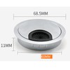 4-Piece 60mm Desk Cable Grommets, Computer Desk Metal Cable Hole,