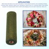 sourcing map 10 Inch Glitter Poly Burlap Mesh for Wreath,