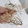 Belicia 2 PCS Large Metal Hair Claw Clips, Butterfly Lady