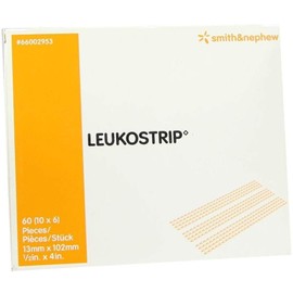 Leukostrip Wound Seam Strips 13 x 102 mm Pack of 10 x 6