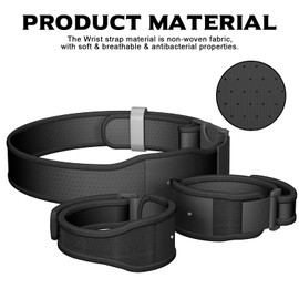 NEWZEROL 1 Set Waist Strap and Wristband Strap Compatible with HTC Vive Tracker 2017, 2018, HTC Vive Tracker (3.0), TrackBelt Extended Band Anti Skid Tracking for VR and Motion Capture - Updated