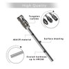 YUELUTOL Aluminum Cutting Bits Carbide Burr Set-10 Pieces With 3mm(1/8