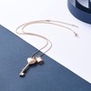 constantlife Heart Key and Lock 2PCS Cremation Necklace Stainless Steel