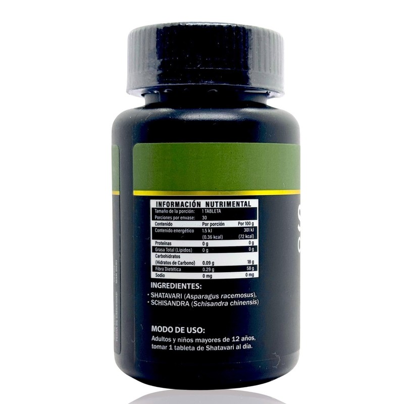 Shatavari con Schisandra 30 tabletas Vitesa Natural