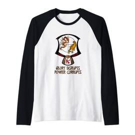 Kenpo Karate Patch Brown Belt 1st Degree Saying Belt Ranking Raglan Baseball Tee