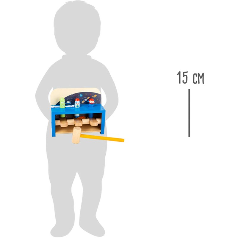 Small Foot, Hammer Game with Space Figures for Small Space