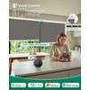 Allesin Motorized Blinds with Remote | Automatic Blackout Roller Shades,