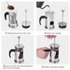 350ML 304 Stainless Steel & Glass Heat Resistant French Press