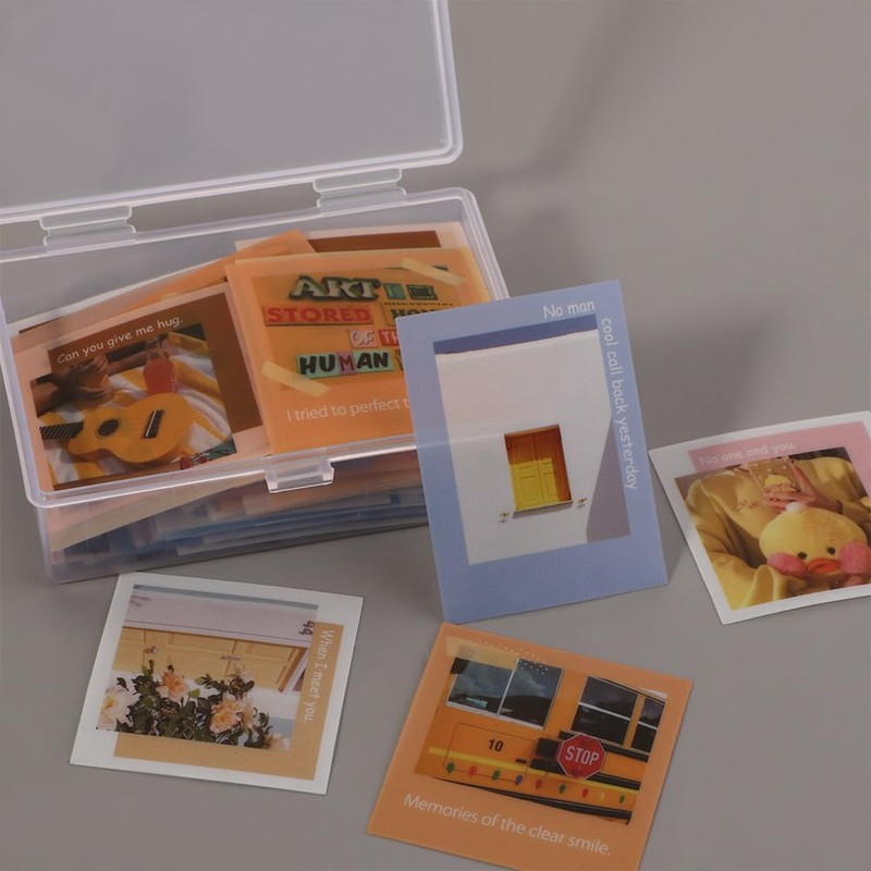 Vctitil 12 Pack Rectangular Empty Playing Card Box Protection Box