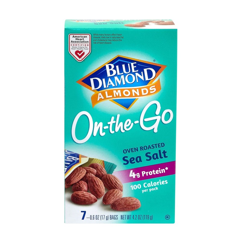 Blue Diamond Almonds, Oven Roasted with Sea Salt, 100 Calorie