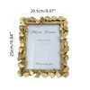 Gold Ginkgo Leaf Vintage Picture Photo Frames 6x8 IN