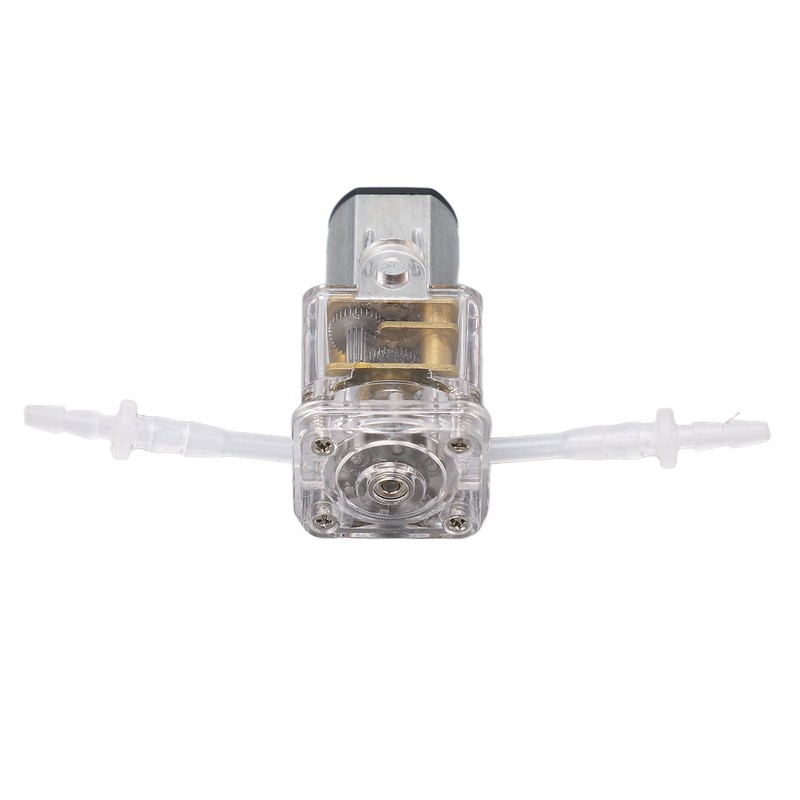 Mini Peristaltic Pump Transparent Shell 1ml/min Flow 0.001m Lift Liquid