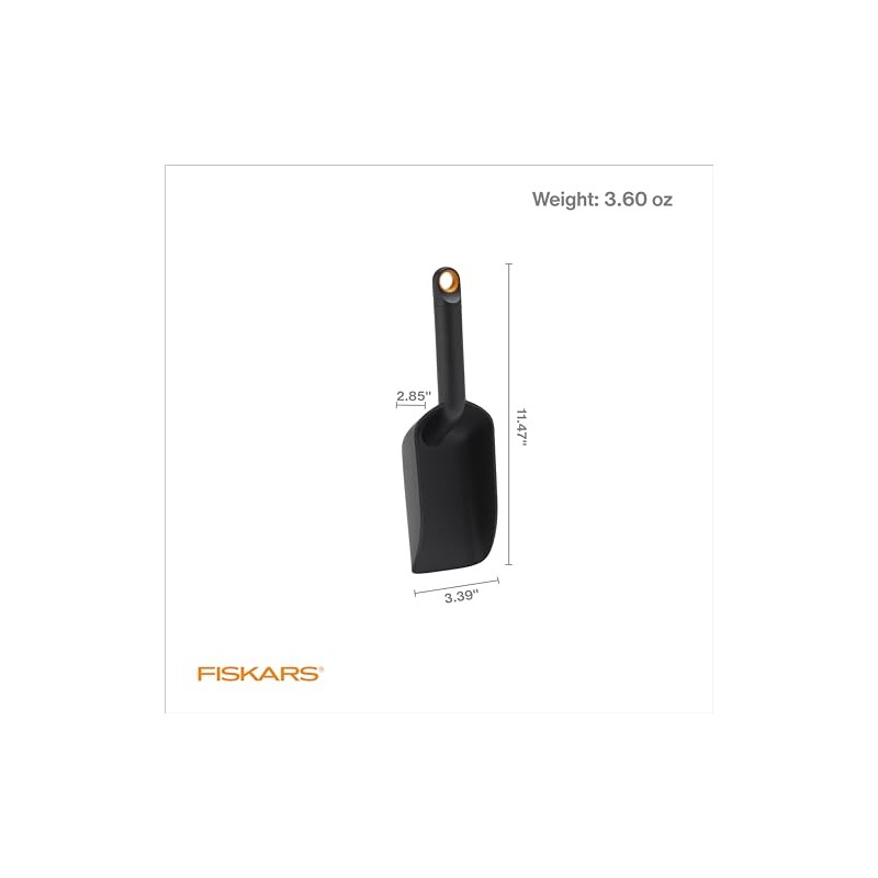 Fiskars - Cuchara de Piso para macetas y trasplantes, Herramienta