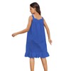 IZZY + TOBY - Camisón sin mangas para mujer, vestido