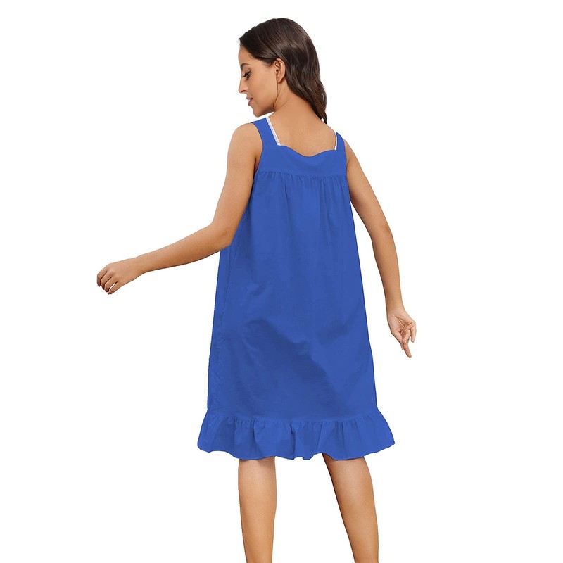 IZZY + TOBY - Camisón sin mangas para mujer, vestido