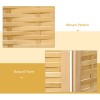 Hand Woven 3-Panel Bamboo Room Divider 4725x67x075 Folding Privacy Screen