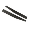 2PCs Side Skirt Winglet Carbon Fiber Style Universal Car Side