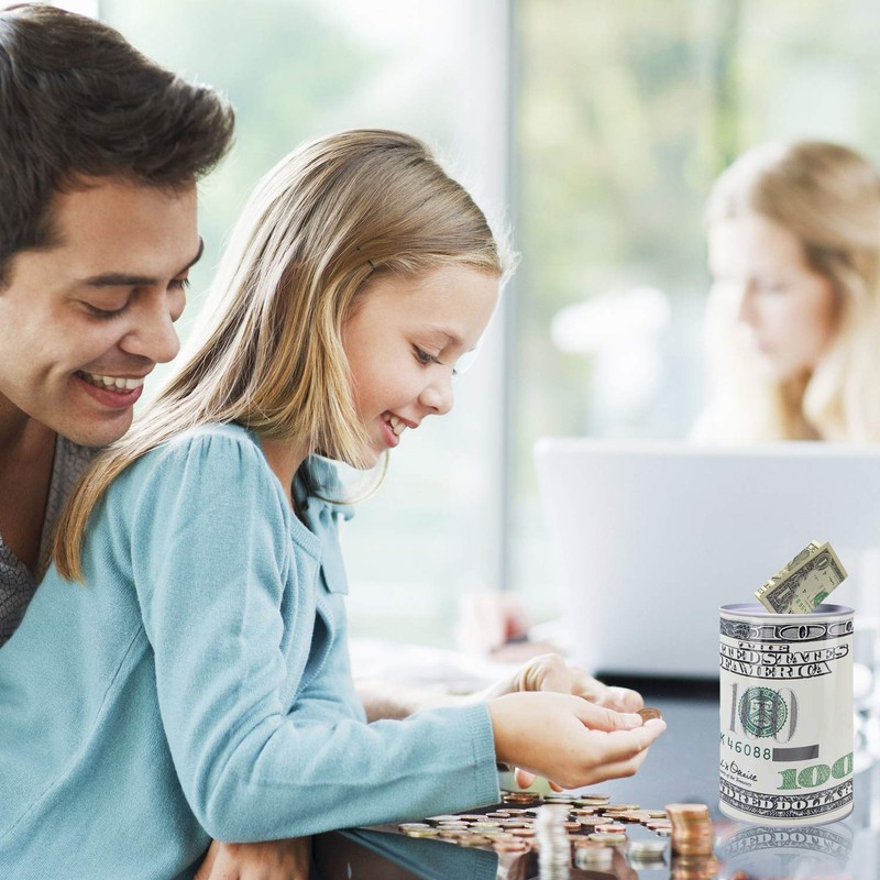 Metal Money Coin Bank by Kole Imports