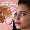 Eazerom 19 Glow Setting Powder, Loose Powder, Transparent, Natural, Transparent