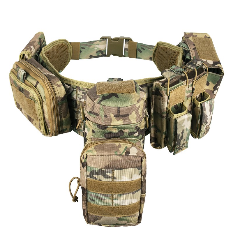 CrogaGear Tactical Belt Quick Release Adjustable Molle for Law Enforcement