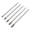 5pcs Rotary Tool Carbide Burr Set 150mm Double Grain Long
