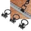 Jiawu 12 Pack Single Stud Fittings, L Track Tie Down