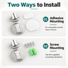 Adjustable Magnetic Door Stopper for Home & Bathroom – Stainless