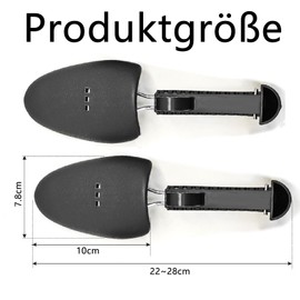 ARROMI 2 Pairs of Shoe Stretcher for Women, Shoe Stretcher for Men and Women, Shoe Stretcher, Lightweight and Easy to Wear, Stretch Shoes, Boot Stretcher for Wide Plus, black