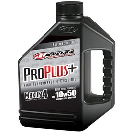 Maxima Racing Oils 30-199128-3PK Pro Plus+ 10w50 Synthetic Motorcycle Engine Oil 1G Bottle, 3-Pack
