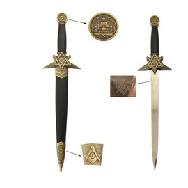 SplendidGifts KN-1736 Masonic Dagger