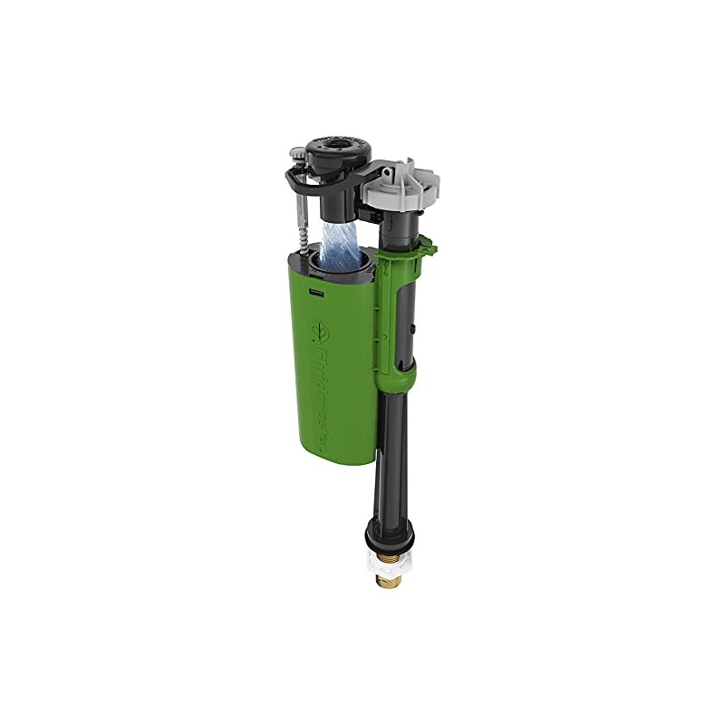 Fluidmaster 6420-D-001-P30 6000 B/E Delayed WC Fill Valve, Black,Green