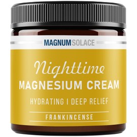 Magnesium Cream – Nighttime Magnesium Lotion – Apply to Legs, Buttocks, Arms or Chest – Topical Magnesium Chloride – USA Made and Safe for Kids