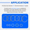 Replace for Hydraulic Log Splitter Cylinder Rebuild Seal Kit, Fit