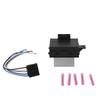 HVAC Fan Blower Motor Resistor with Connector Wire Harness Compatible