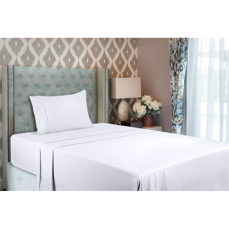 Utopia Bedding 3 Piece Bed Sheet Set Single, White –