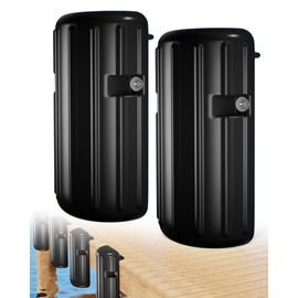 Dock Bumpers, Boat Dock Bumpers for Docking, Fenders Guards for Docking Marine-Grade Straight Dock Edge & Side, UV-Resistant, Vertical Protection, Includes Mounting Hardware - 2 Pack