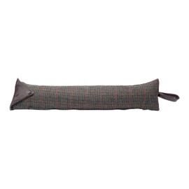 Classic Home Store Harris Tweed Draught Excluder 100% Pure Wool Door Window Draft Guard Cushion (Dogtooth Check)