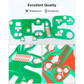 QAGGUM Instrument Cluster Printed Circuit Fit for Chevy Blazer C10 C15 C20 K10 K20 R10 R20 1981-1987 Replace 25044897, with Gauges Without Tachometer