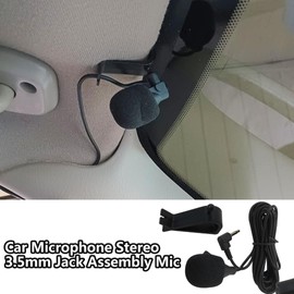 JRSHOME Upgraded 3.5mm Microphone External Portable, Bluetooth Enabled Receivers Mic for Ken -wood DDX616 DDX5901HD DDX491HD DDX471HD DDX470 DDX419 DDX418 DDX372BT DDX371 DDX370