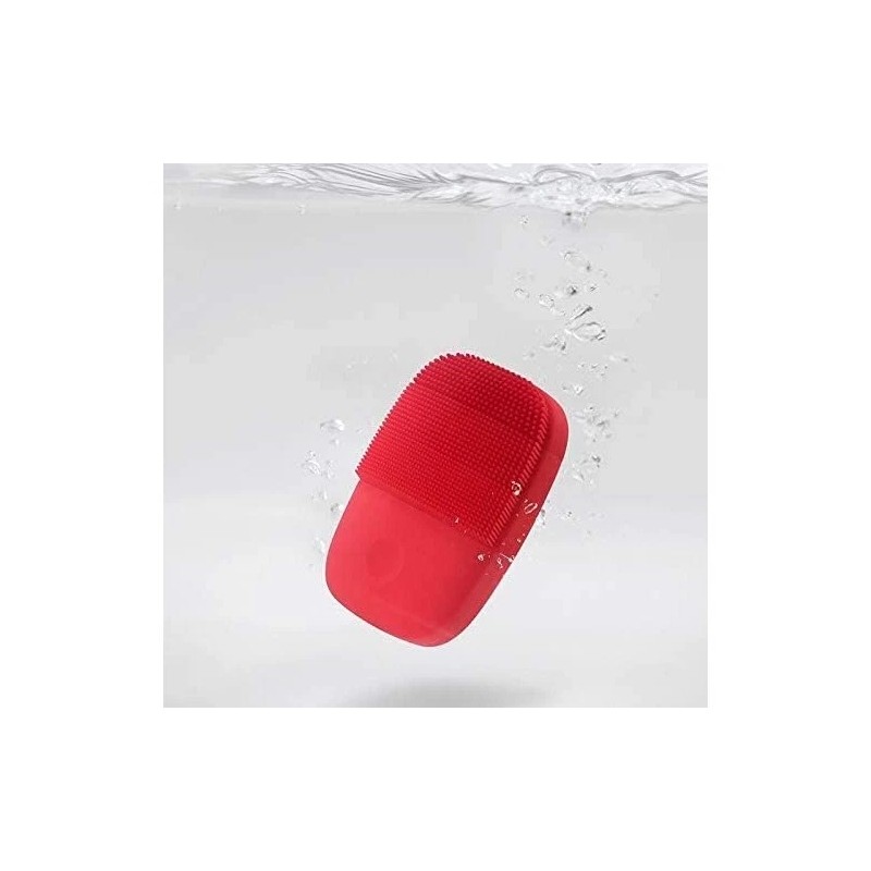 inFace Facial Cleansing Brush Silicone Cleanser - Red