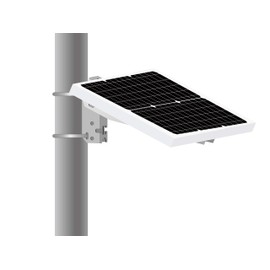 Newpowa Universal Angle Adjustable Mounting Bracket Single Arm Pole, Wall and Ground Mounts Up to 35W Solar Panel